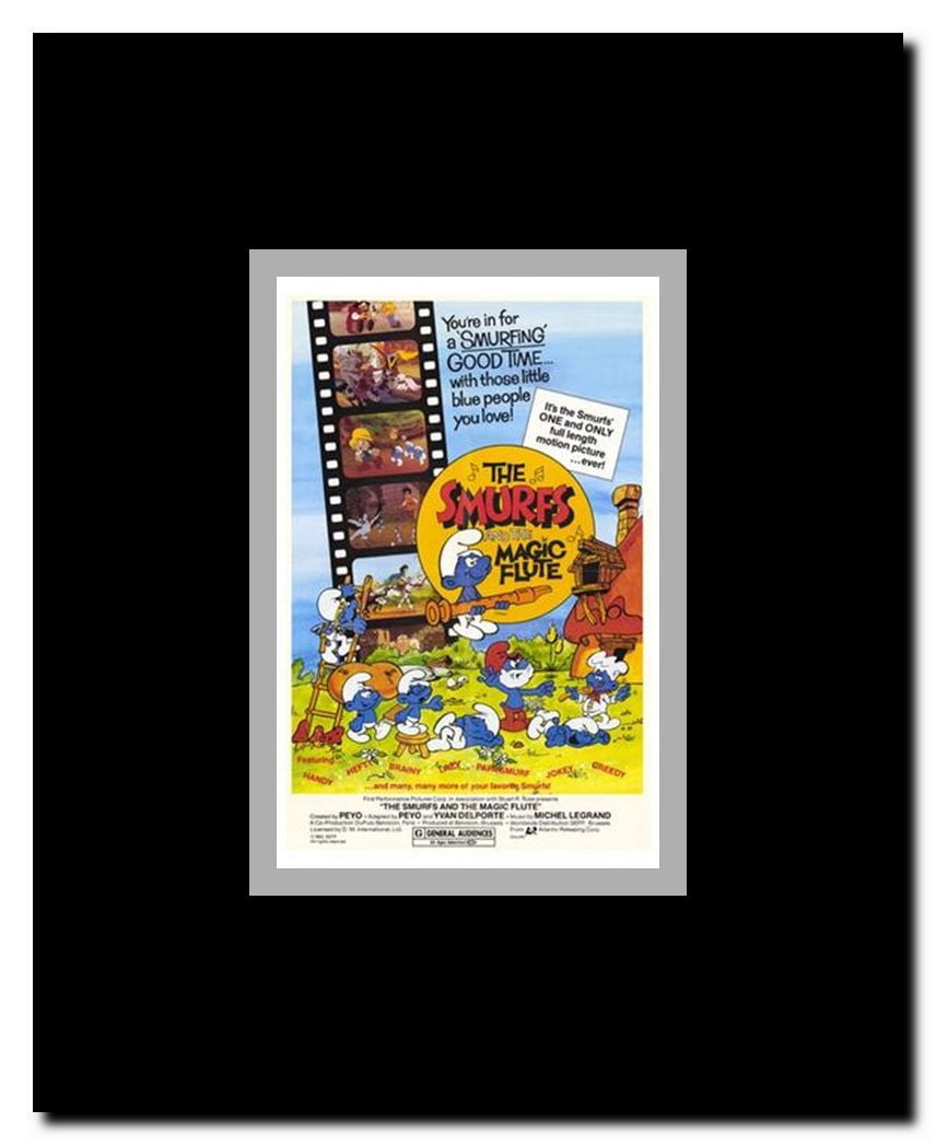 The Smurfs and the Magic Flute Framed Movie Poster