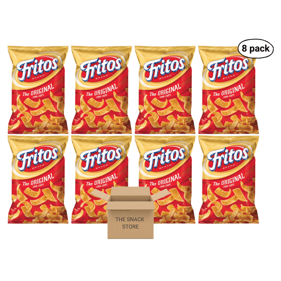 The Snack Store Fritos The Original Corn Chips 3.25 oz (Pack of 8)