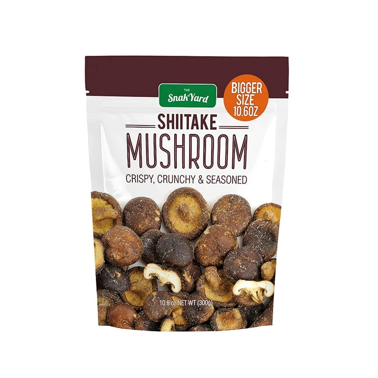 The Snak Yard Shitake Mushroom Crispy and Crunchy - 10.6 oz 