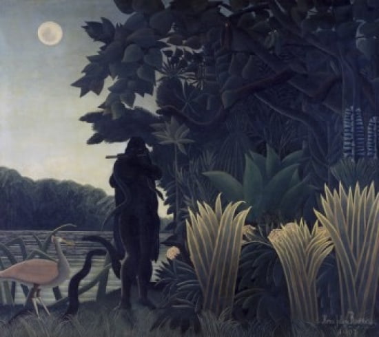 The Snake Charmer 1907 Henri Rousseau (1844-1910French) Oil on canvas Muse dOrsay Paris Canvas Art - (18 x 24)