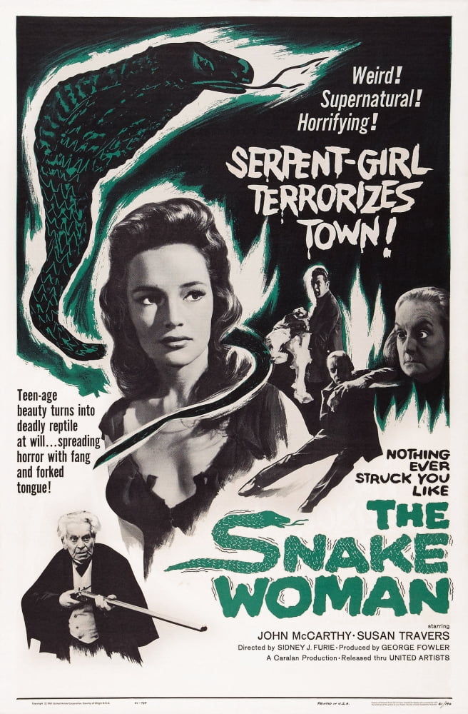 The Snake Woman Canvas Art - (24 x 36)