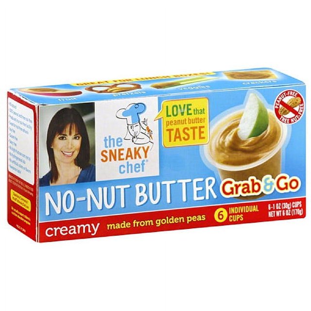 The Sneaky Chef Creamy NoNut Butter, 6 oz, (Pack of 12)