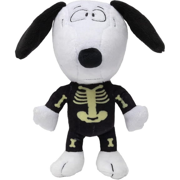 JINX Official Peanuts Collectible Plush Snoopy, Excellent Plushie Toy for Toddlers & Preschool, X-Ray Skeleton (The Snoopy Skeleton Costume)