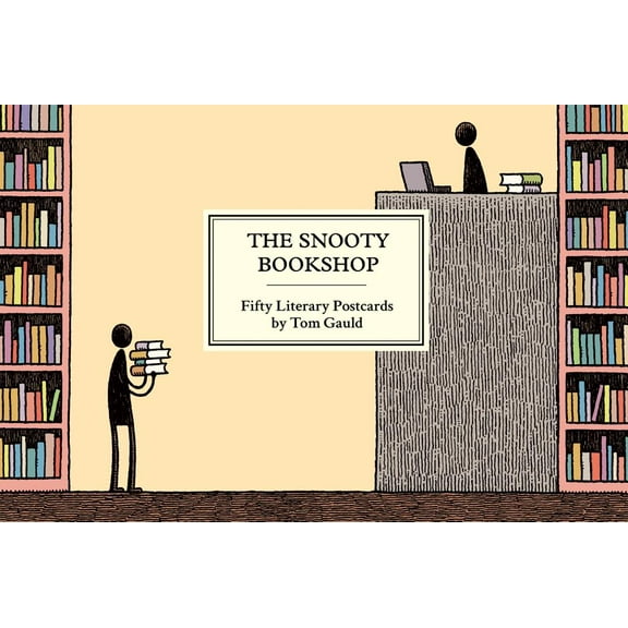 The Snooty Bookshop : Fifty Literary Postcards by Tom Gauld (Hardcover)