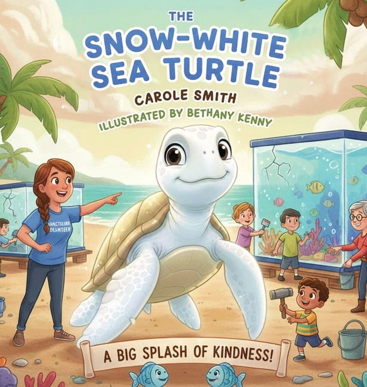 The Snow-White Sea Turtle, (Hardcover)
