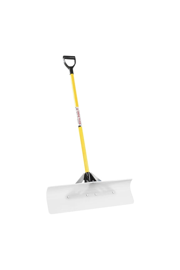 Poly Snow Pusher 30 Inch Blade Snow Pusher Shovel with Handle
