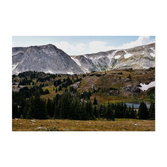 The Snowy Range III - Centennial Colorado Photography Landscape Mountain Nature Scenic Wilderness Forest Lake Unframed Wall Art Print 4 x 6 inches