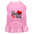 thumbnail image 1 of Dog Dress, Pet Dog  Cat Dress Screen Printed, "The Snuggle Is Real", 1 of 11