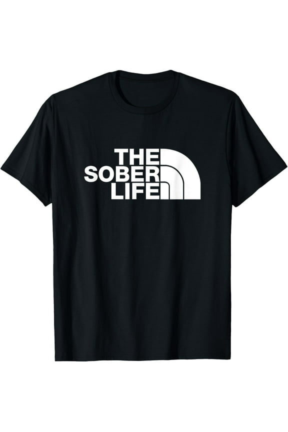 t-shirt The Sober Life NA AA Sober Recovery T-Shirt mens t shirt，black，women，funny，misfits，men，journey