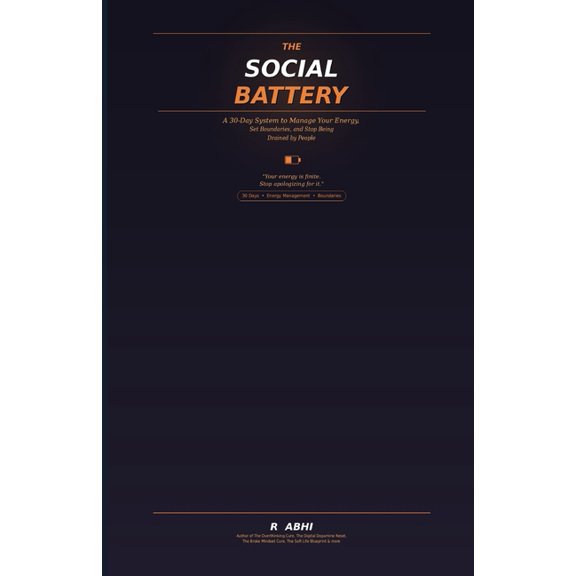 The 30-Day Reset The Social Battery: A 30-Day System to Manage Your Energy, Set Boundaries, and Stop Being Drained by People, (Paperback)