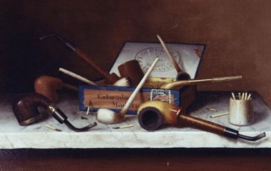 The Social Club William Michael Harnett (1848-1892 American) Canvas Art - William Michael Harnett (24 x 36)