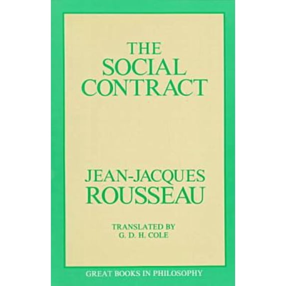 Pre-Owned The Social Contract (Paperback) 9780879754440