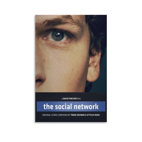 The Social Network Drama Movie Poster (24) Room Aesthetic Poster Print Art Wall Painting Canvas Posters Modern Bedroom Decor