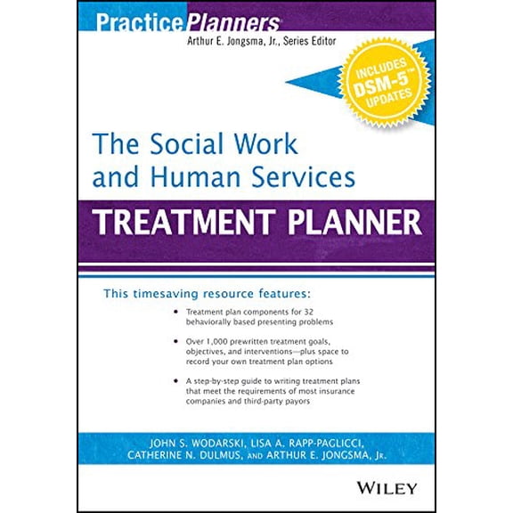 Pre-Owned The Social Work and Human Services Treatment Planner, with Dsm 5 Updates (Paperback) 1119073235 9781119073239