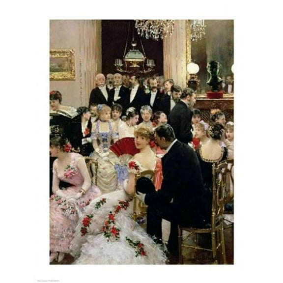 The Soiree Poster Print by Jean Beraud - 18 x 24 in.