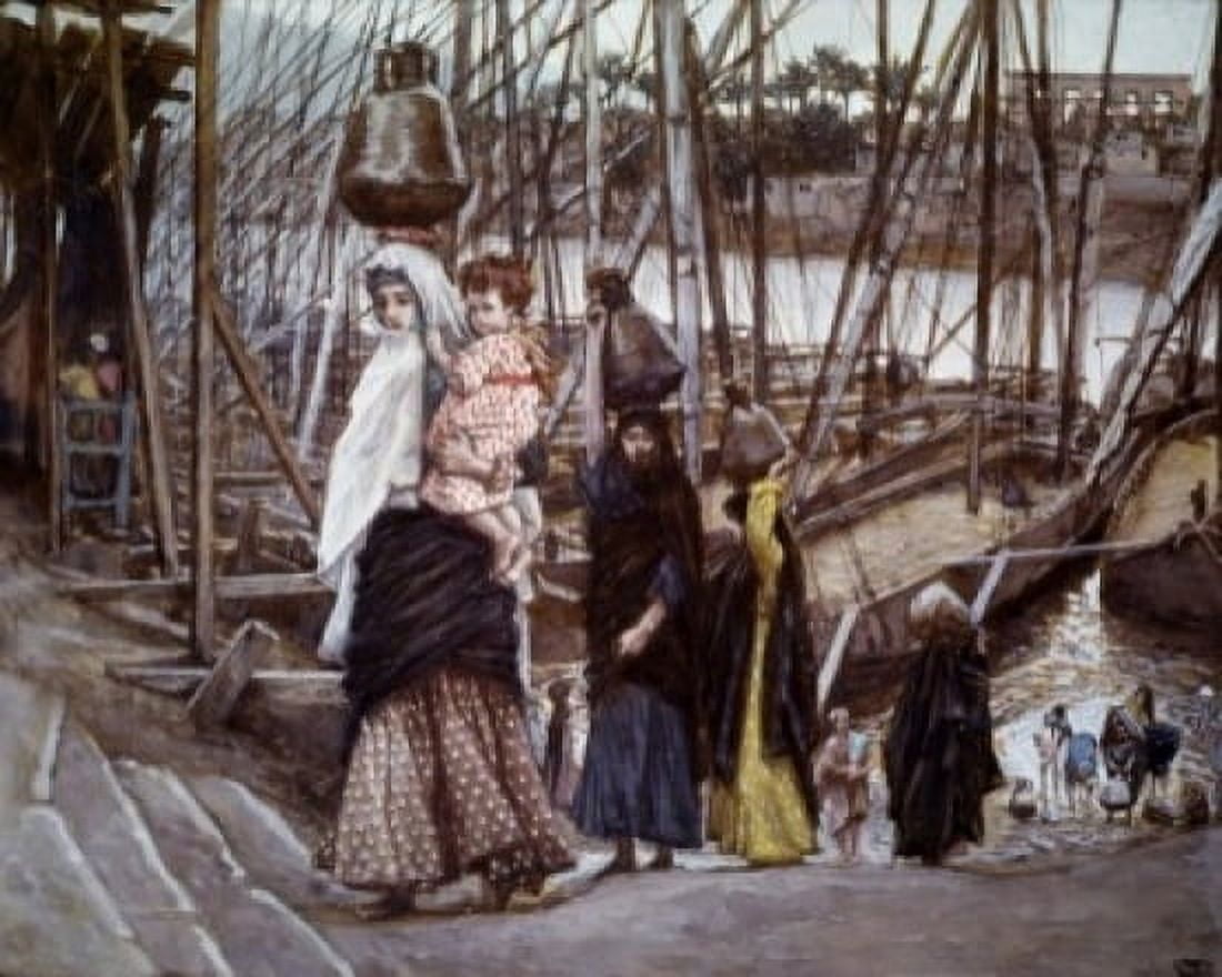 The Sojourn in Egypt James Tissot (1836-1902 French) Canvas Art - James Tissot (24 x 36)
