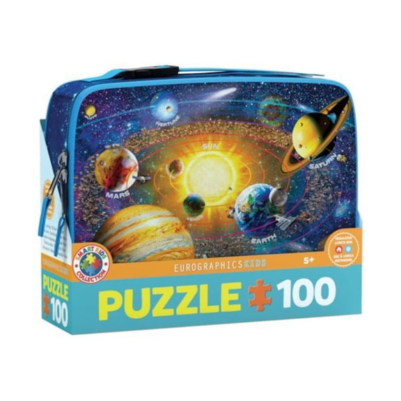 The Solar System Lunch Bag 100 Piece Jigsaw Puzzle by Eurographics - Educational Fun