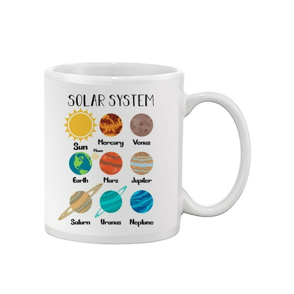 The Solar System Planets Mug - SPIdeals Designs,