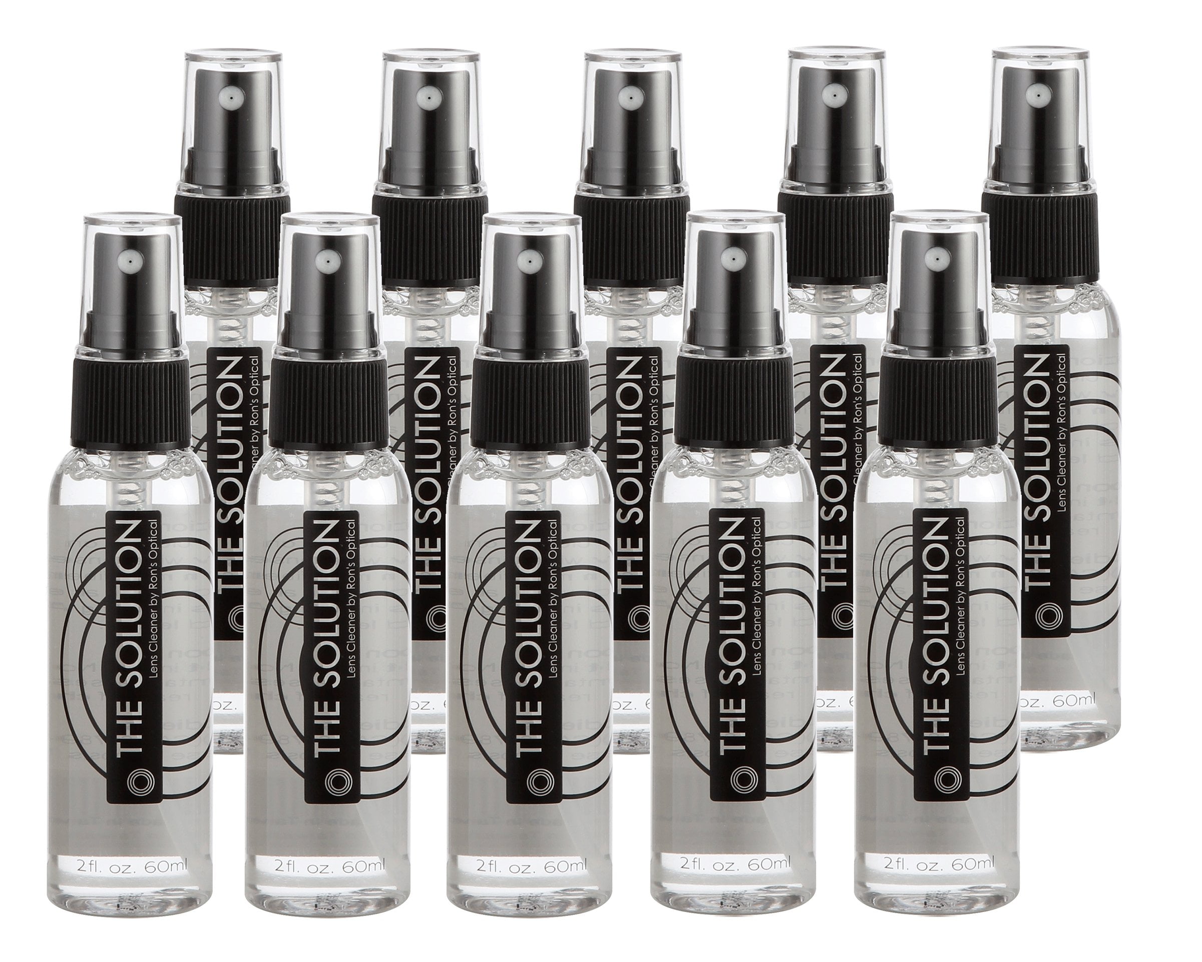 The Solution Lens Cleaner Spray Pack of 102oz Alcohol Free Eyeglass Lens Cleaning Spray for