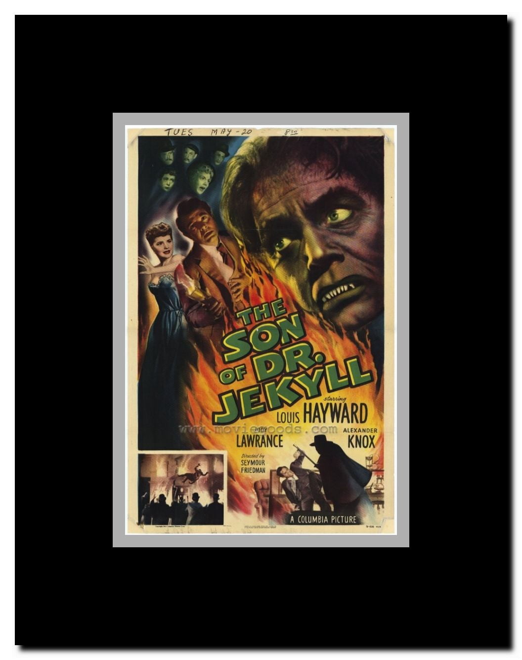 The Son of Dr. Jekyll Framed Movie Poster