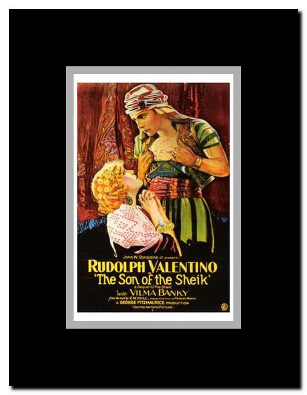 The Son of the Sheik Framed Movie Poster