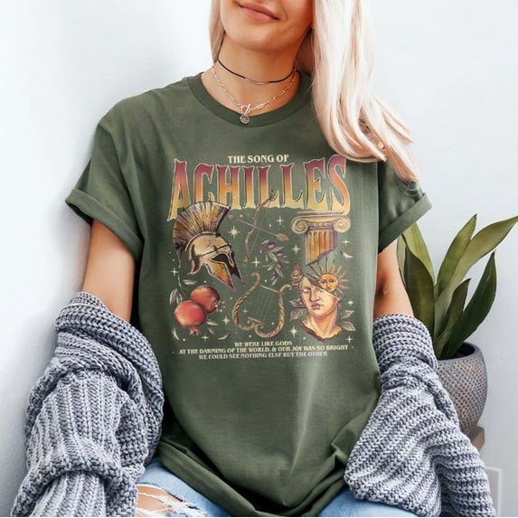 The Song of Achilles Bookish T-Shirt, Achilles Patroclus Gift, Multicolors, Size S-5XL