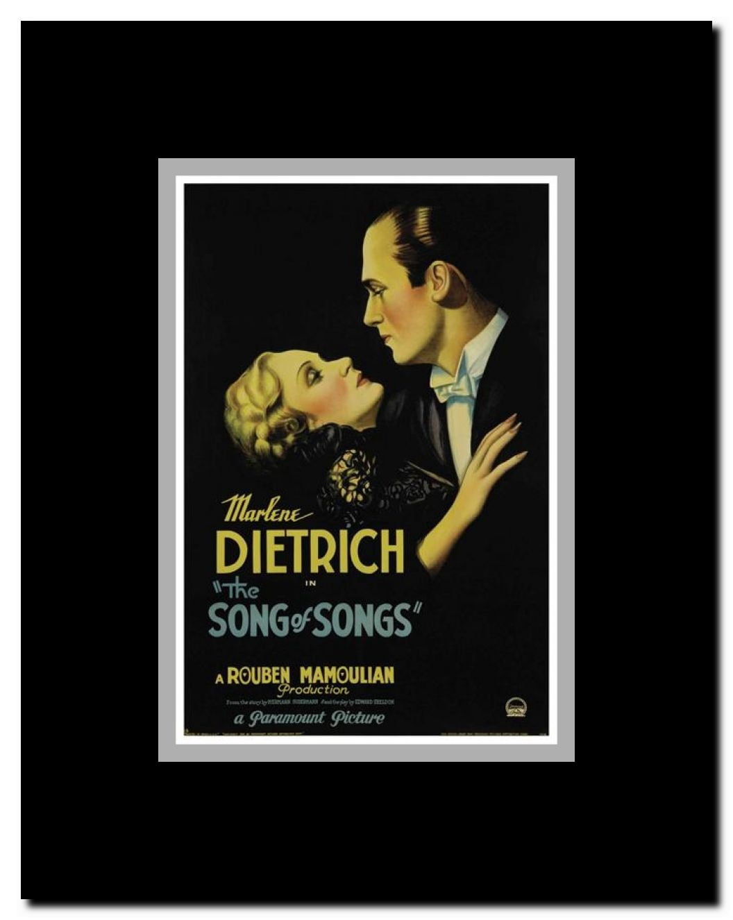 The Song of Songs Framed Movie Poster