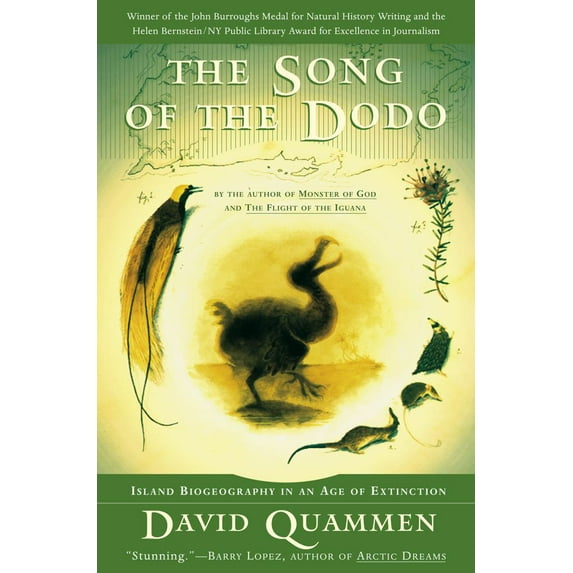 The Song of the Dodo: Island Biogeography in an Age of Extinctions (Paperback)