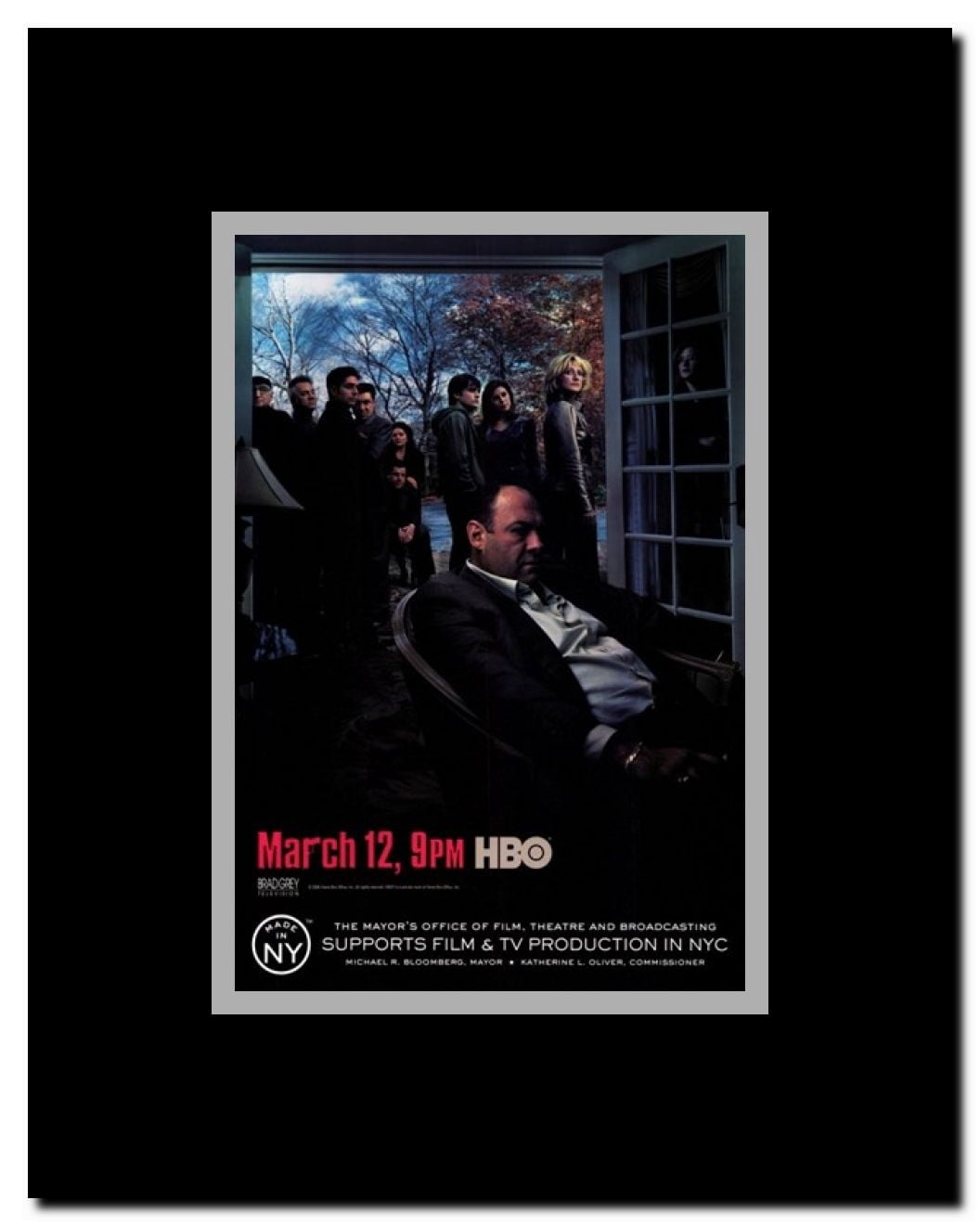 The Sopranos Framed Movie Poster
