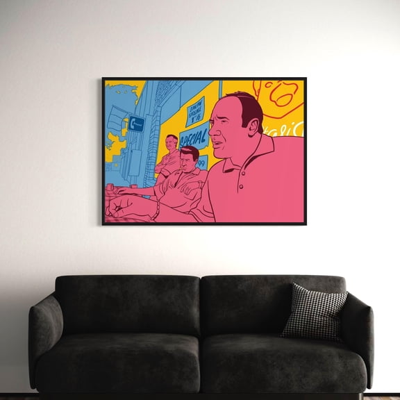 The Sopranos Poster Vintage Style Wall Decor Physical Poster Home Wall Art, Poster Only