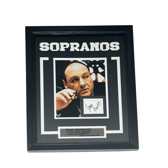 Encore 163-99 14 x 18 in. The Sopranos Replica Auto Photo Frame, Black