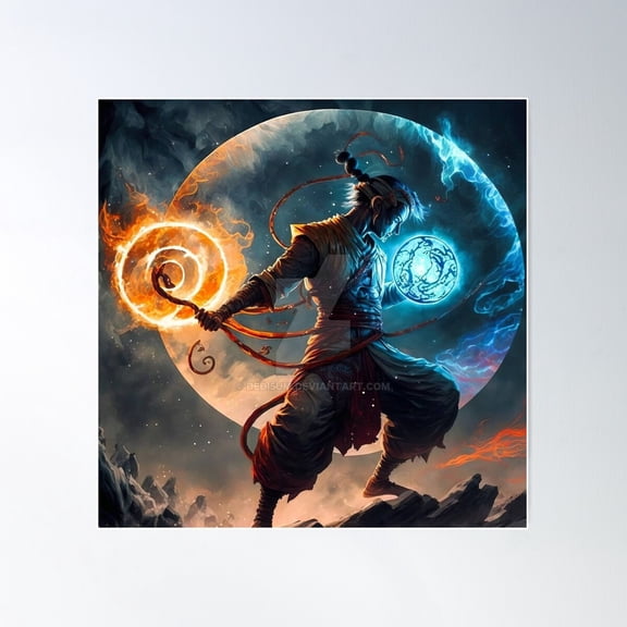 The Sorcerer Poster Wall Art, Modern Wall Decor For Living Room Bedroom, 30x30 UNFRAMED