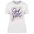 thumbnail image 1 of The Soul Sister T-Shirt Women -Image by Shutterstock Women T-Shirt, Female Large, 1 of 2