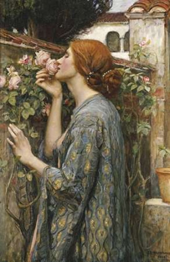 The Soul of The Rose Canvas Art - John William Waterhouse (12 x 18)