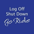 thumbnail image 1 of The Sound Equine Tee Shirt "Shut Down Log Off Go Ride"-Small, 1 of 1