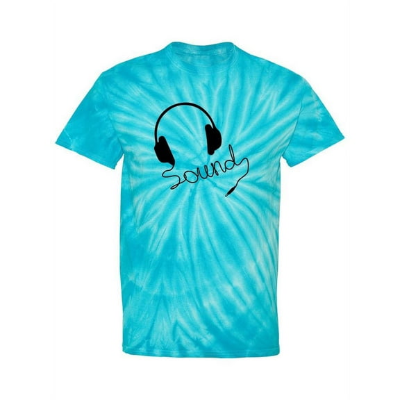The Sound Headphones Tie-Dye Cyclone Men -Smartprints Designs, Male XX-Large