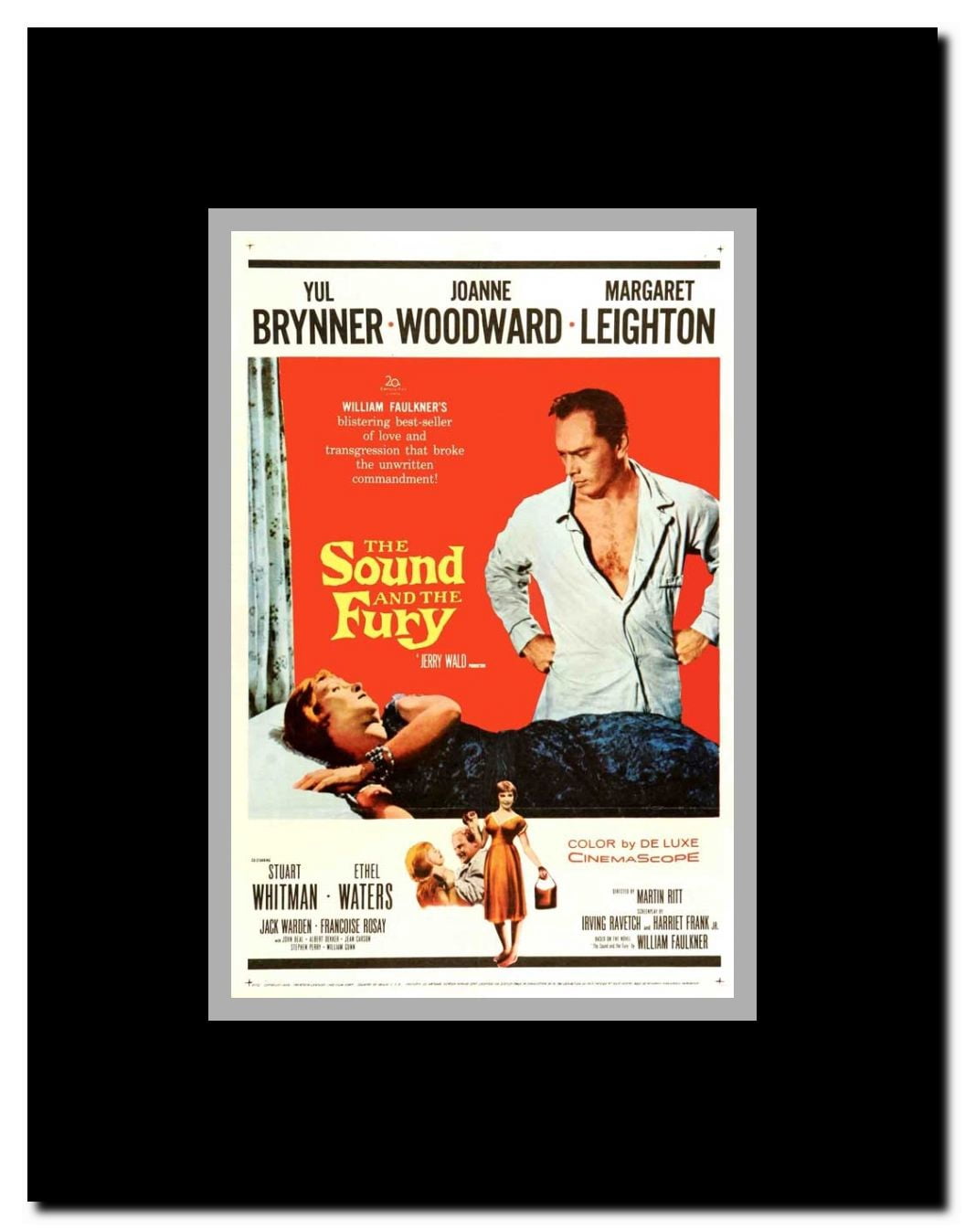 The Sound and the Fury Framed Movie Poster