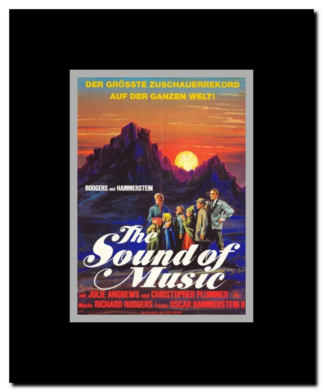 The Sound of Music Framed Movie Poster