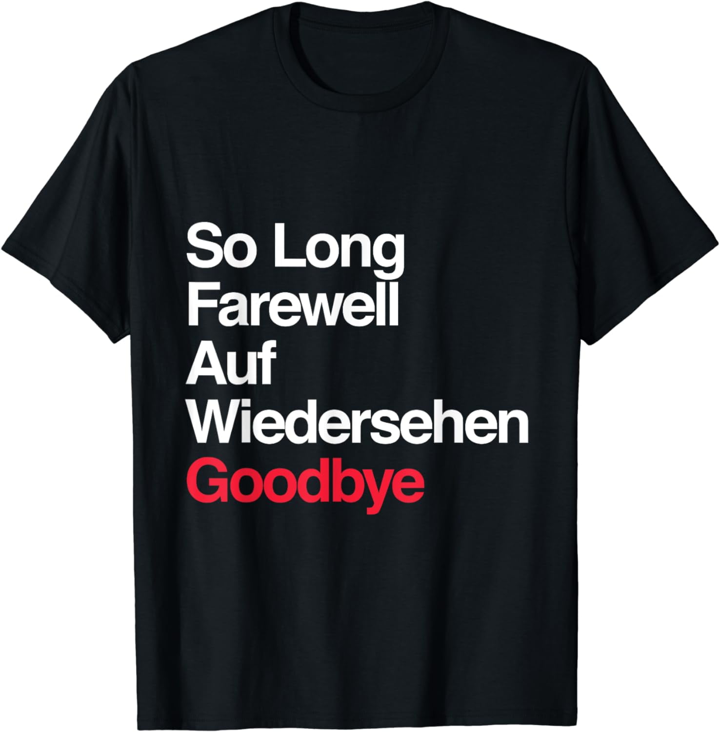The Sound of Music "So Long, Farewell" TShirt