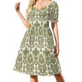 thumbnail image 1 of The Sound of Music The Von Trapp Curtain Pattern Design Sleeveless Dress Long dresses women's fashion dresses, 1 of 7