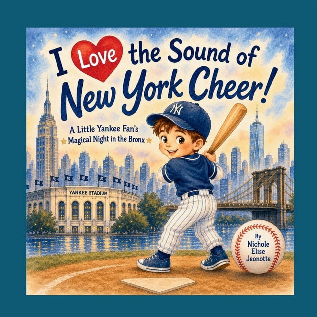 The Sounds of America I Love the Sound of New York Cheer!: A Little Yankee's Fan Magical Night in the Bronx, Book 2, (Paperback)