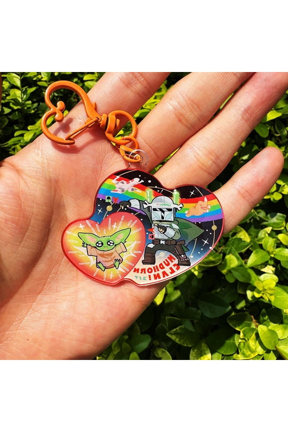 The Space Western Warrior Acrylic Keychain