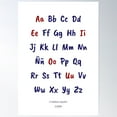 thumbnail image 1 of The Spanish Alphabet (El Alfabeto Español) Poster Wall Art, Modern Wall Decor For Living Room Bedroom, 8x12 UNFRAMED, 1 of 3