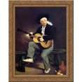 thumbnail image 1 of The Spanish Singer 20x24 Gold Ornate Wood Framed Canvas Art by Manet, Edouard, 1 of 2