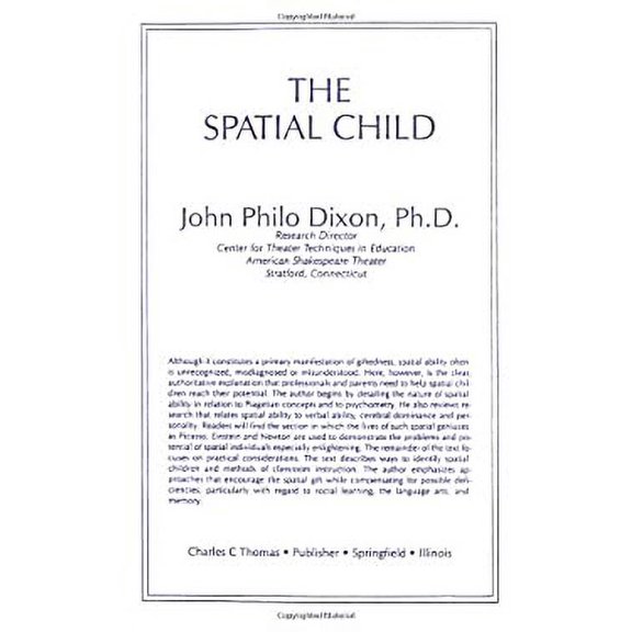 Pre-Owned The Spatial Child (Hardcover) 9780398048211