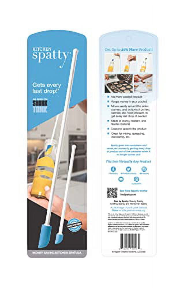 The Spatty & Spatty Daddy Last Drop Spatula, Two Piece Set (6" and 12