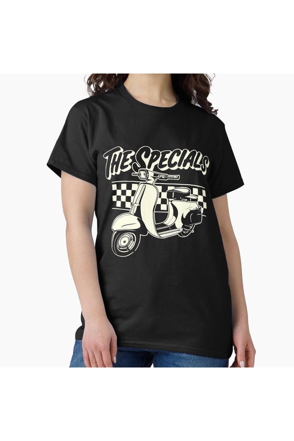 The Specials Funny Retro British Ska Band Mods Scooter G1859 Unisex T-Shirt, Up to Size 5XL