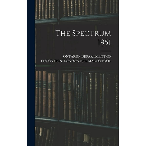 The Spectrum 1951, (Hardcover)