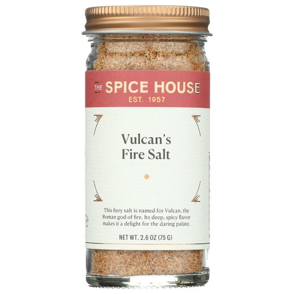 The Spice House Seasoning Salt Vulcan Fire 2.5 oz (Pack of 6)