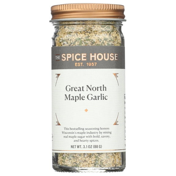 The Spice House - Spice Great North Maple Garlic - 3.1 Oz, Case of 6